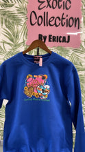 Load image into Gallery viewer, Small CMA Care & Heart Royal Blue Crewneck 💙🩺