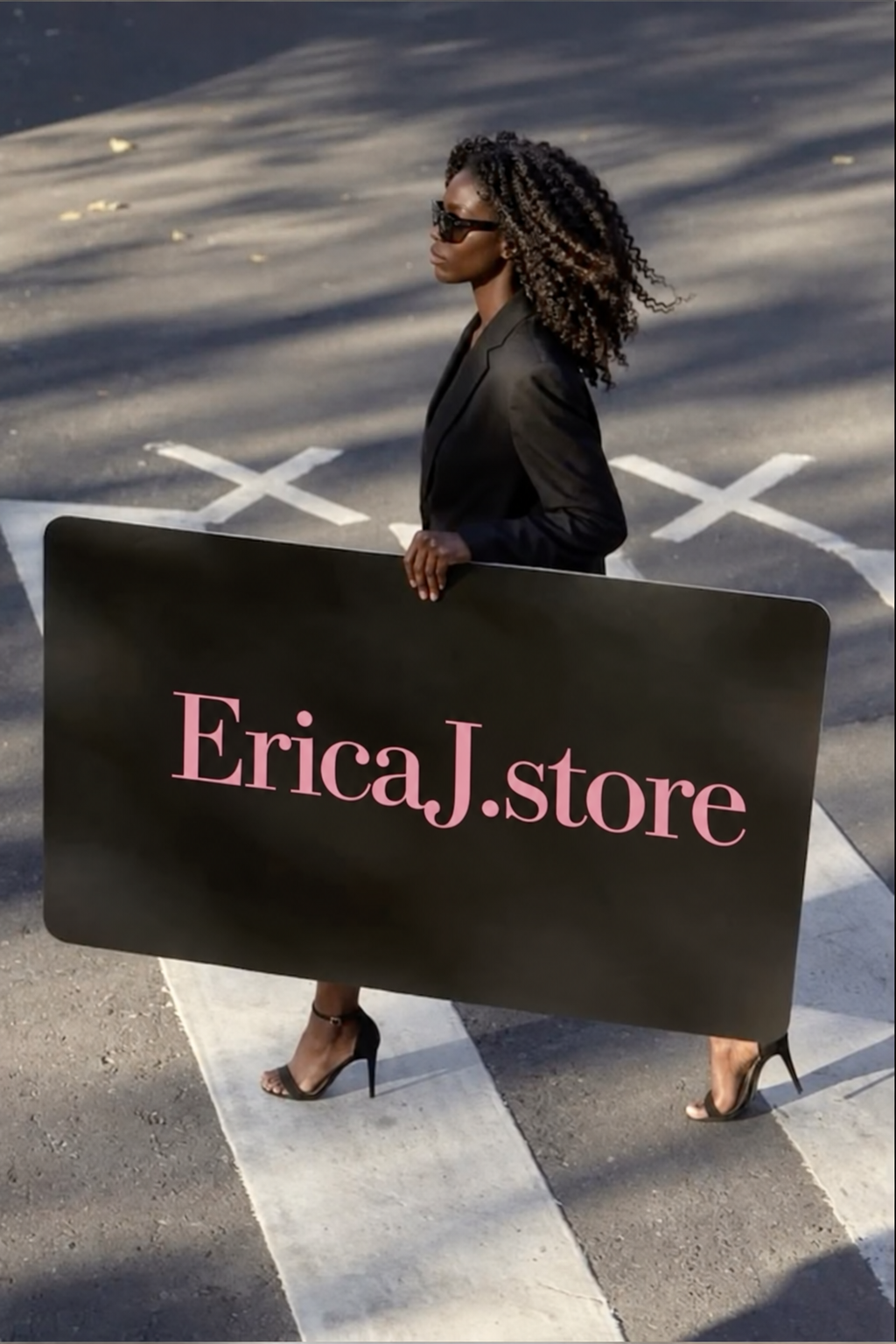 EricaJ.store street-style brand sign