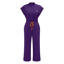 Load image into Gallery viewer, COMING SOON 02/18: CARGO WIDE LEG SCRUB JUMPSUIT
